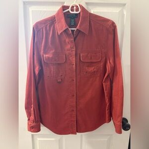 Vintage Ralph Lauren Rust Button Down Shirt